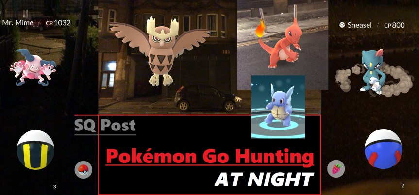 Pokémon Go Hunting At Night (Glasgow, Scotland, UK)